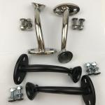 Universal Car Fitment Highboy Black Anodizing Fenderless Hot Rod Headlight Mount