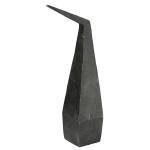 Abstract Nordic Outdoor Metal Sculpture Black Iron Sculpture 6 Inch Height