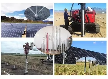 Foundation Helical Piles Solar Panel Ground Screw Deck Helical Anchor Fence Screw Pile