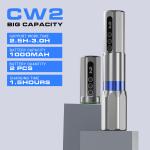 Aircraft Aluminium Tattoo Pen Digital Wireless Tattoo Machine OEM Customized