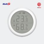 2.4GHz Zigbee Temperature Humidity Sensor 30mA 1 Year Battery Life