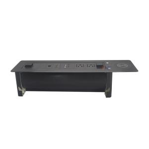 China 110v Flip Up Tabletop Socket With Phone Charging Port wholesale