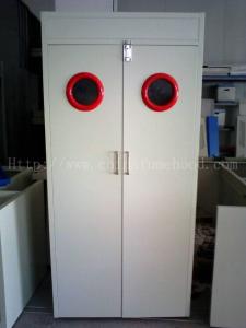 China Steel Laboratory Gas Cylinder Storage Cabinet 600/900/1200 Width With Vent System wholesale