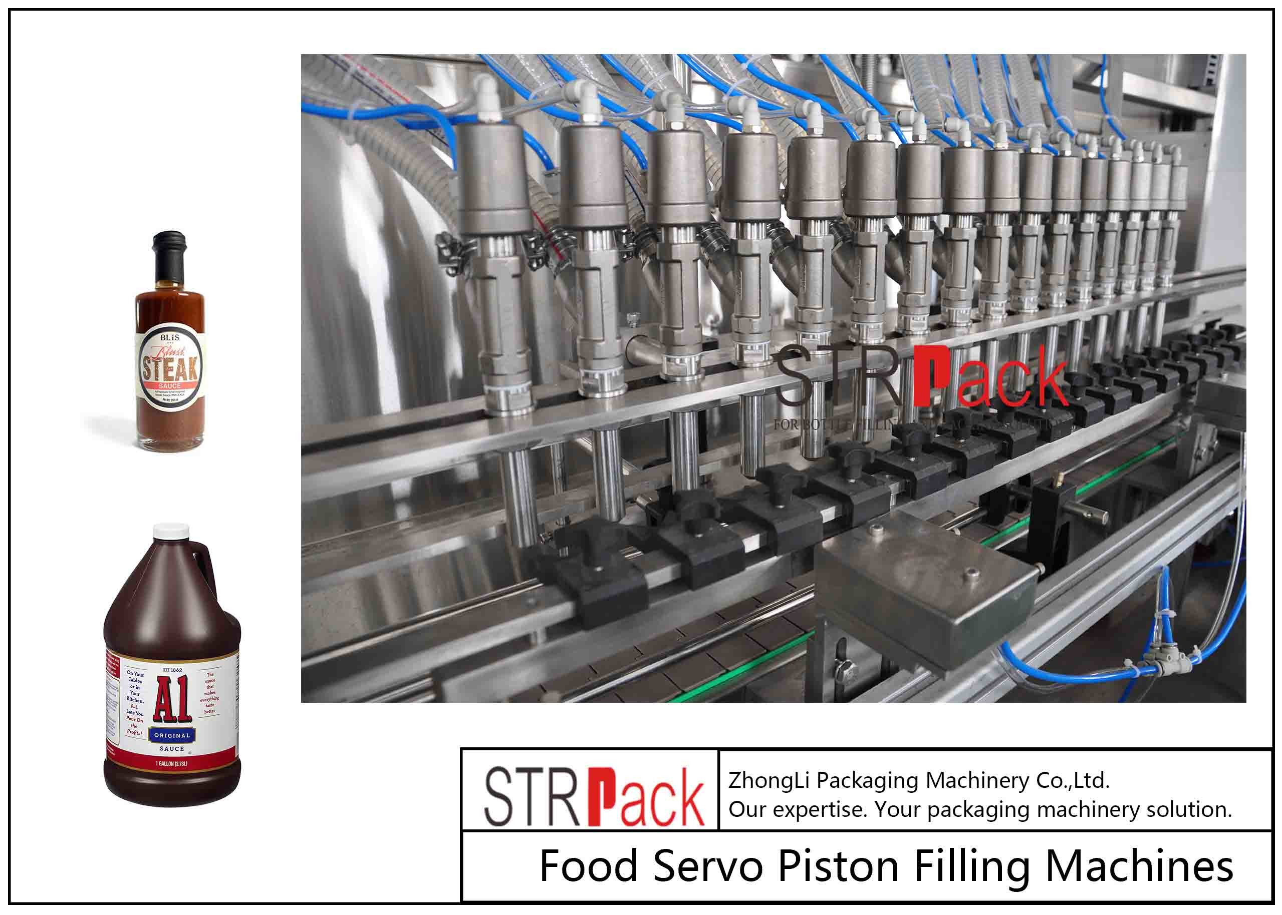 Bottle Gravity Filling Linear Filling Machine for Detergent Daily Chemical Shampoo and Viscous Liquid Packaging