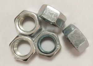 China M10*1 Electroplating White Zinc Hexagon Nuts According To Chinese Standard wholesale