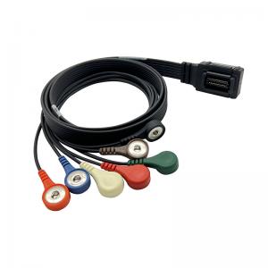 China 7 Lead Patient Holter Cable CBL 153+7 For Rozinn Holter Digital Recorder 153+ wholesale