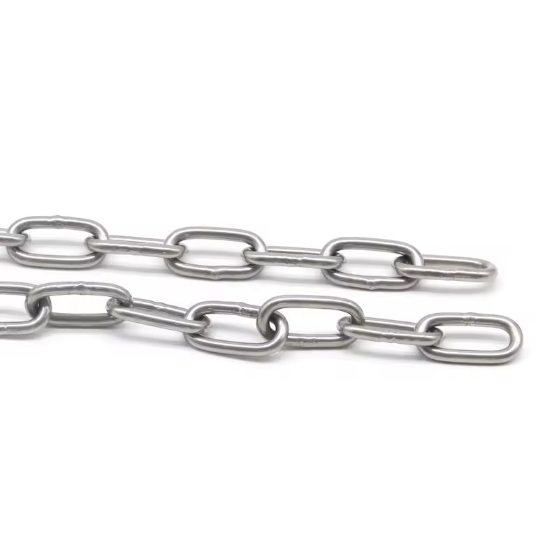 Blacken Finished Long Link Chain Stainless Steel 316 DIN 763 DIN766