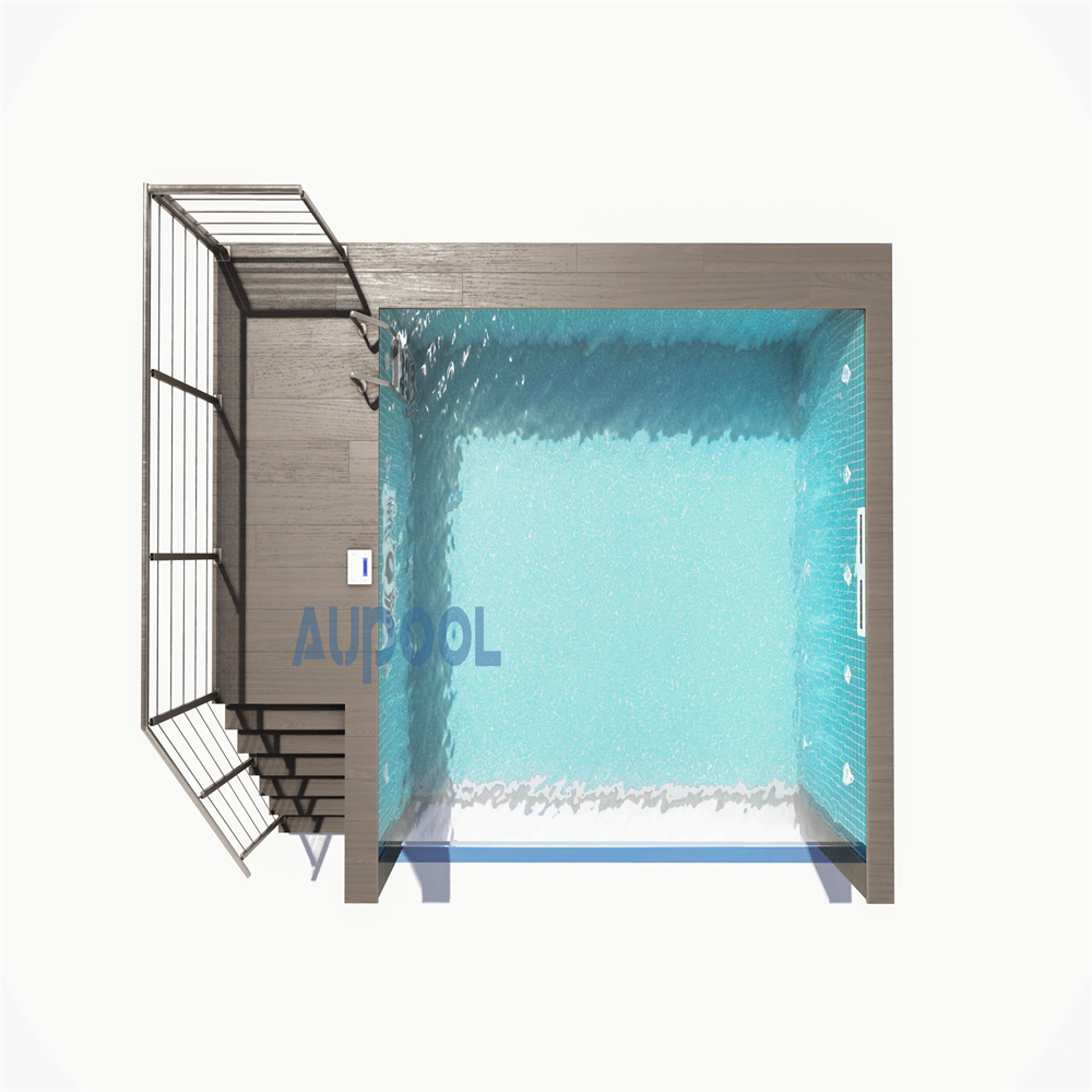Easy to Install Prefab Swimming Pool 30 Years Non-Yellowing Luxury Flat Pack Backyard