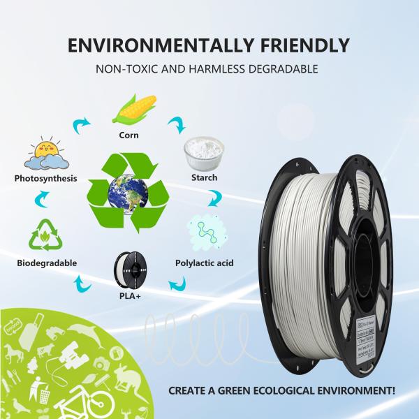 1000g Matte Bone White 1.75mm FDM Forming Technology 3d Printing Filament