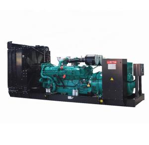 China 1375kva 1100kw 60hz CUMMINS Diesel Generator Set High Water Temperature Protection wholesale