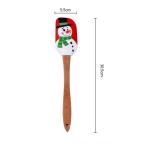 30.5*5.5cm Detachable Christmas Silicone Spatula Kitchen Pastry Baking Tools
