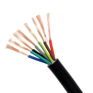 China 5-10 Core 1mm 1.5mm 2.5mm PVC Insulated Copper Core Soft Electric Wire wholesale