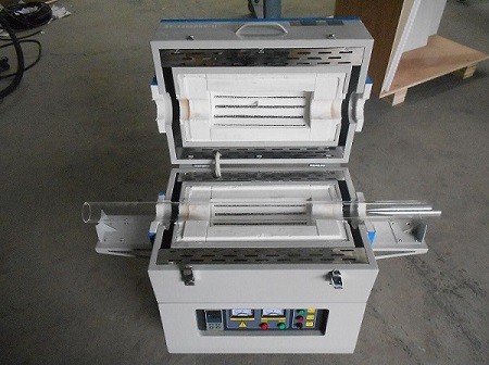 High Purity Quartz / Alumina Small Tube Furnace , Sample Wire Annealing Furnace