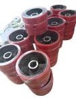 Industrial Custom Made Polyurethane Wheels Dia 100mm-1000mm Plate Mounting Type