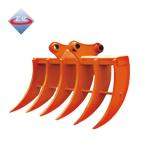 NM 400 Excavator Brush Rake Q460 Root Rake Grapple