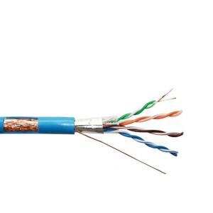 China SFTP Cat5e PVC PE Jacket Internet LAN Cable 4 Pairs 1000FT 305m Bare Copper wholesale