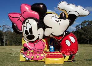 China Mickey And Minnie Jumping Castle Commercial Event Kids Party Inflatable Bouncer House wholesale