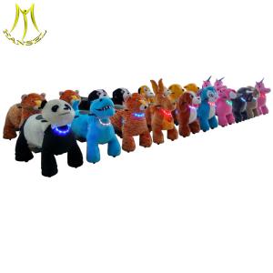 China Hansel kids in the park games plush animals riding children electric toy wholesale