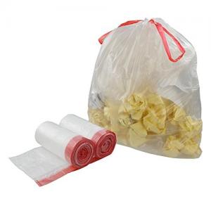 China Colored Drawstring Garbage Bags Ultra Strong 10 Micron -100 Micron on sale