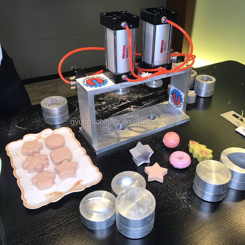 High Productivity Bath Bomb Press Machines with Four Roller Double Press Technology