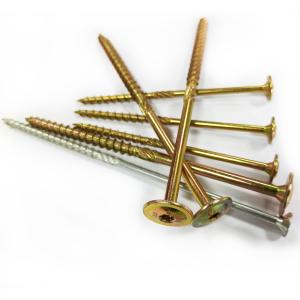China Self Tapping Chipboard Screw 17 Truss Wafer Head Torx Slotted Chipboard Wood Screw wholesale