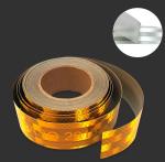 5cm 7.5cm 10cm Saudi Arabic Reflective Warning Yellow Safety Tape SASO 2913