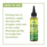 Non-Greasy Relief Tension Olive Hair Scalp Oil Message Repair Promote Growth