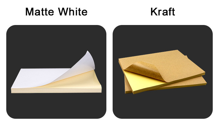 White Matte Roll Label Sticker Paper For Inkjet Laser Printer 80gsm