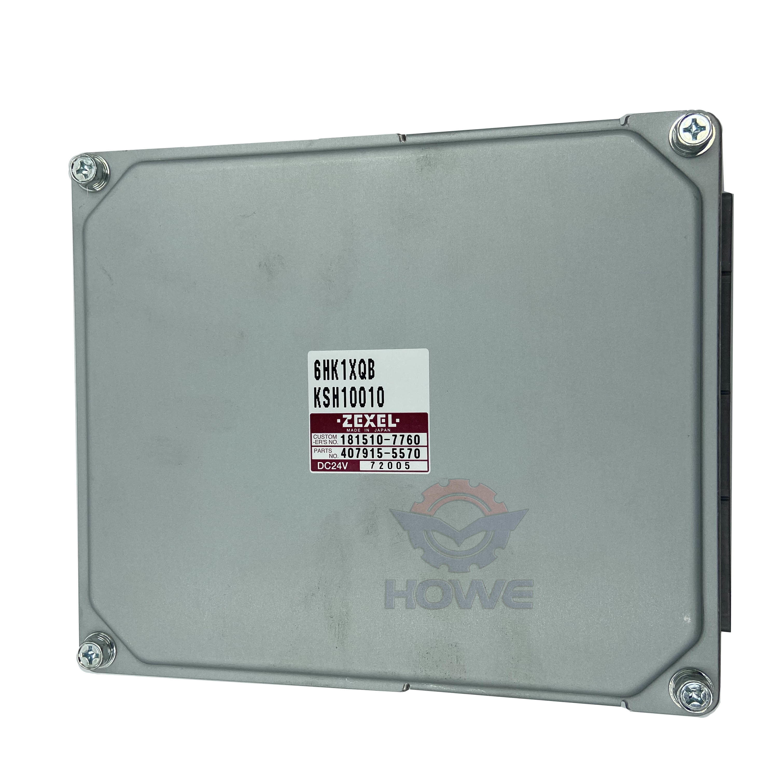 Excavator Electrical Parts Control Unit 6HK1 Engine Controller Computer Board 407915-5570