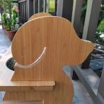 Customer's Order Adjustable Height 2 Stainless Bowls Bamboo Feeder for Dogs and