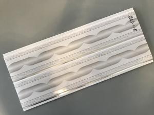China 5mm × 200mm Groove PVC Wall Panels In Light Weight Africa Pattern wholesale