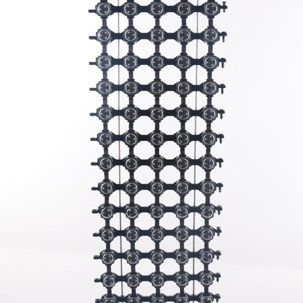 Outdoor Indoor IP67 Led Mesh Screen Full Color Media Facade Stage Lighting