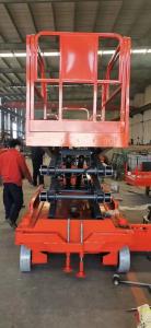 China 1200*1000mm Portable Small Lift Table Hydraulic Mini Mobile Scissor Lift Platform wholesale
