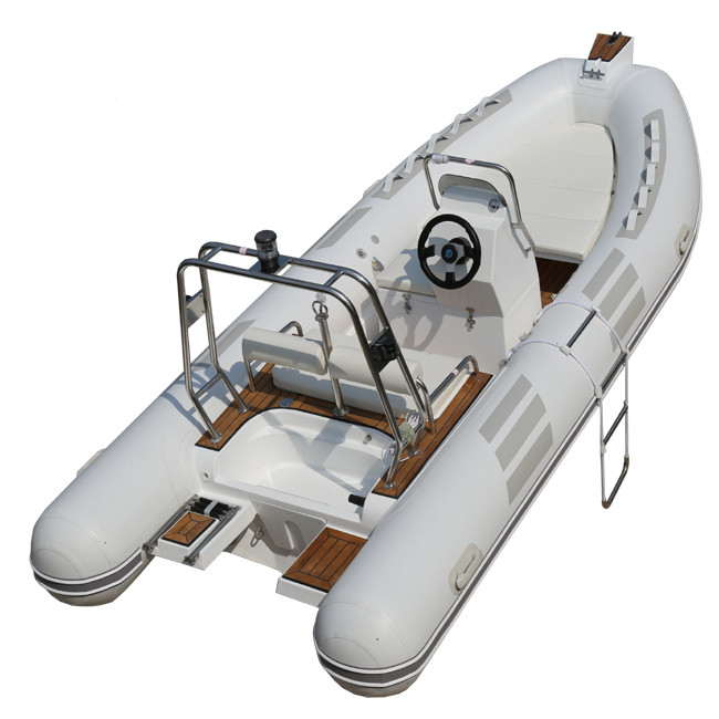 2022 orca hypalon rib boat 16ft with fuel tank light grey rib480D with back steps
