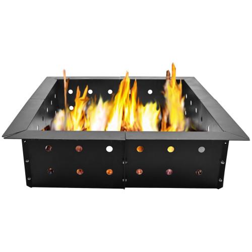 Fire Pit Ring 36" Outer 30" Inner Dia Fire Pit Insert DIY Steel Campfire Ring