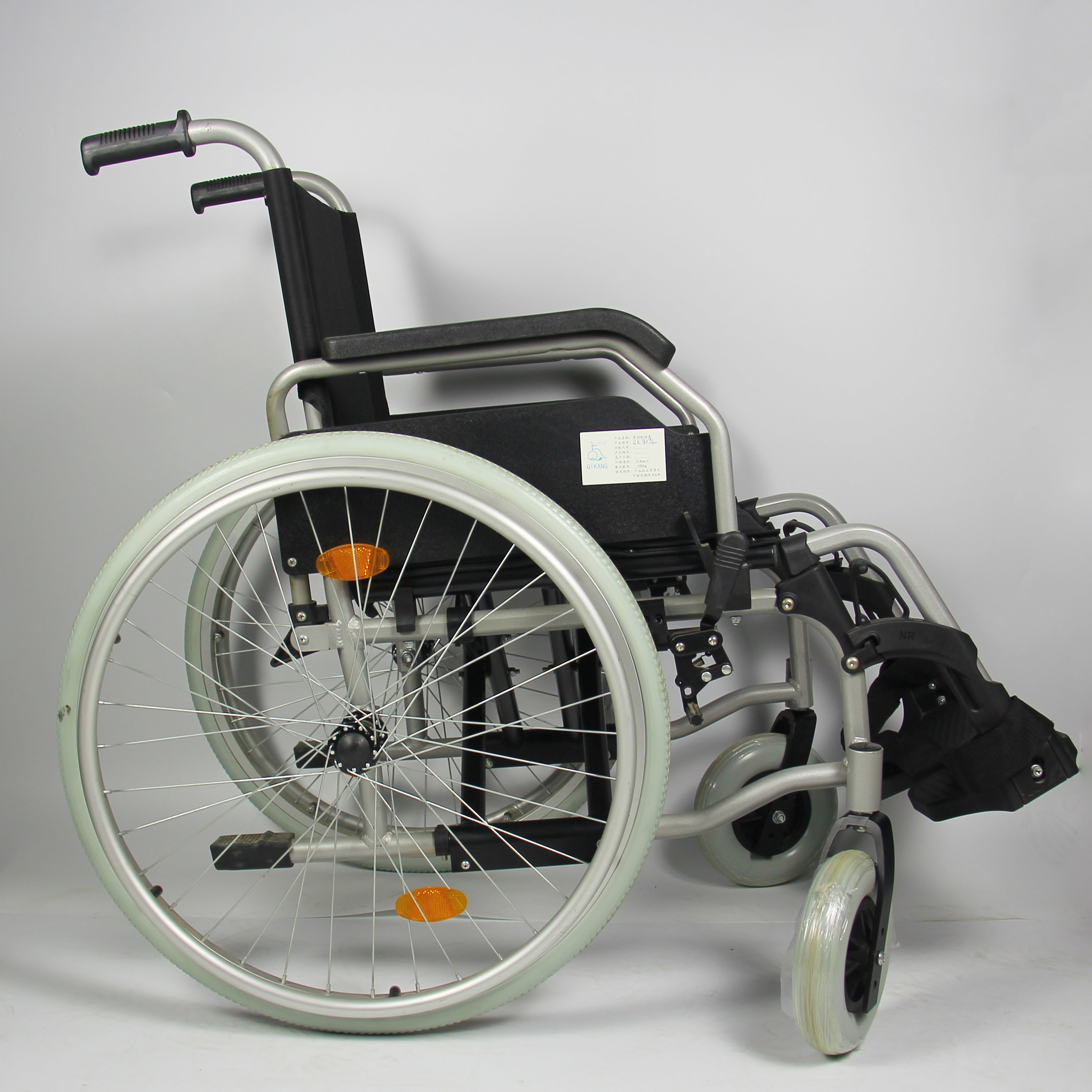 Lightweight Aluminum Manual Wheelchair Detachable Front Wheel