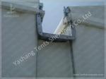 High Strength Clear Span Tent Replacement Parts , Rain Gutter Connections