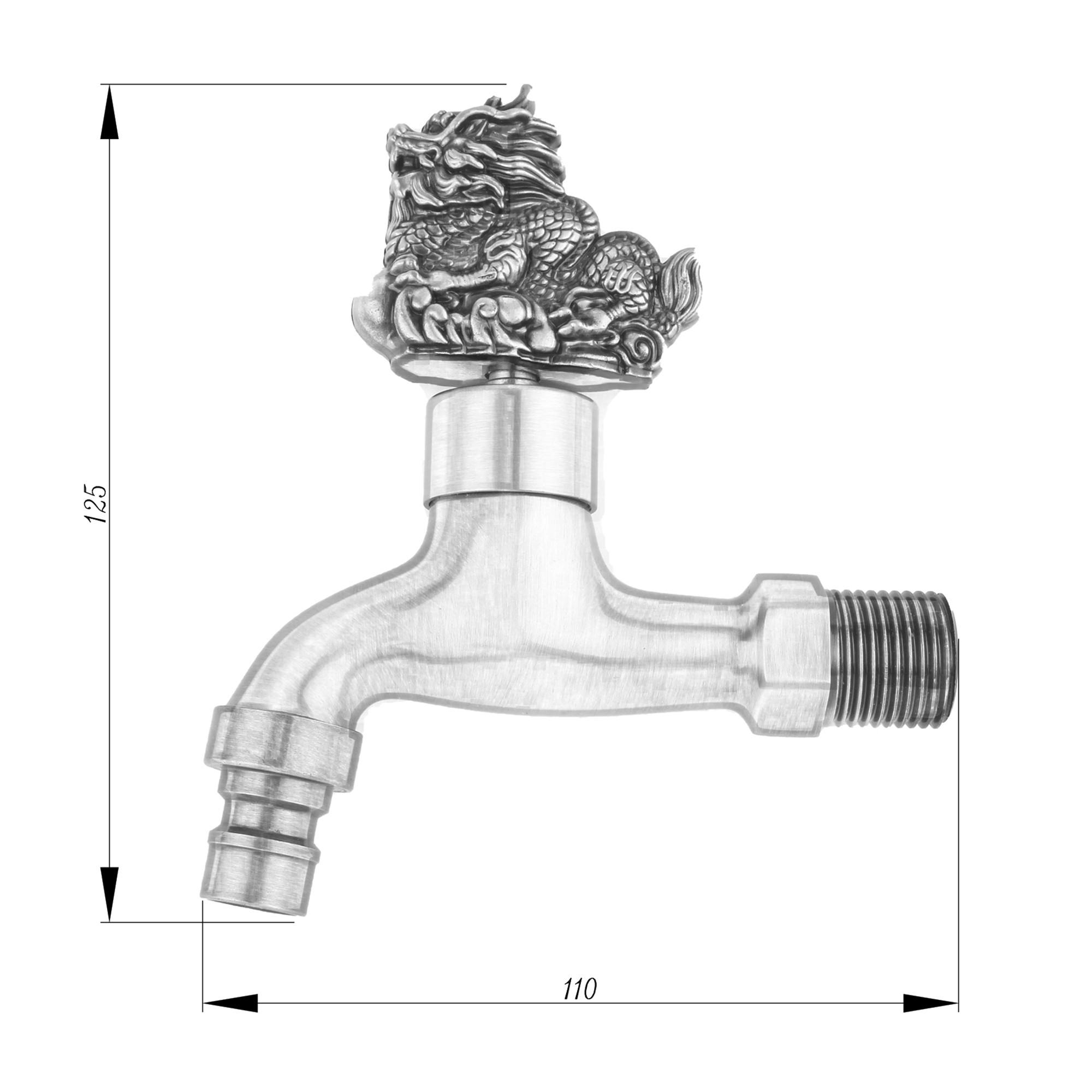 SZ-01 21 6L-F European Style Bibcock