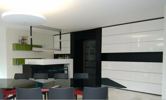 High Gloss Laminate Compressed Fibre Cement Board For Building Decoration