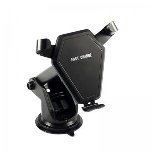 China Gravity Mount  Qi Wireless Car Charger Dock Adjustable Black Color Case - Friendly wholesale