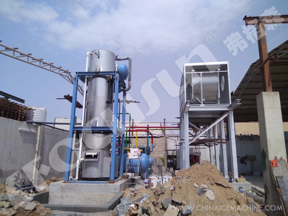 50 Ton Tube Ice Machine for Cooling Foodstuffs Video Outgoing-Inspection Provided