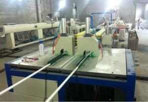 China Daul Line Rigid Pvc Pipe Manufacturing Machine , PVC Pipe Plants 2*8m/Min wholesale
