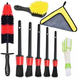 China Odm Boars Hair Brush Car Detailing Kit For Air Vent Tire wholesale