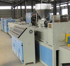 China Low Consumption PVC Pipe Plastic Extrusion Machine 35-800kgs / Hour on sale