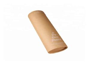 China Brown Cardboard Tea Boxes / Cylinder Paper Tea Tube Box Embossing Surface Handling wholesale
