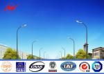 12M Polygonal Street Light Poles Single Arm Outdoor Square Highway Light Pole