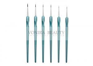 China 6pcs UV Gel Acrylic Nail Art Brush Drawing Pen Builder Painting Pen Design Nail Art Tools wholesale