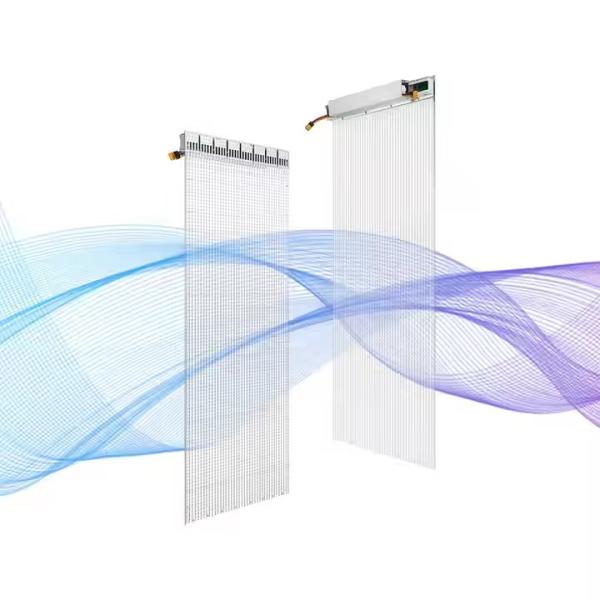 Durable Glass Curtain Wall Transparent LED Screen IP43 Waterproof 5000nits