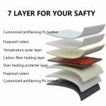 Carbon Fiber Heating Far Infrared Sauna Dome Massage Mat 240V