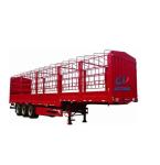 50Ton Leaf Spring Fence Cargo Transport Semi Trailer /Kin Pin 2''/3.5'' Bolt